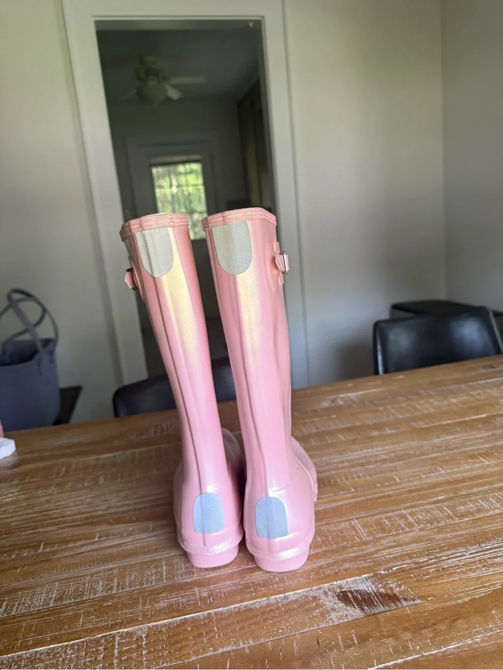 Hunter Pink Women's Tall Rain Boots